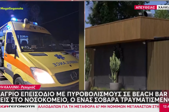 Το beach bar στη Χανιώτη Χαλκιδικής, όπου βγήκαν μαχαίρια, όπλα και ρόπαλα